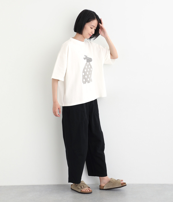 服を着たSHEEPTシャツ(A・ホワイト)