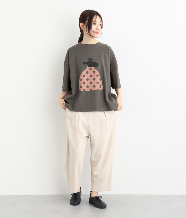 服を着たSHEEPTシャツ(A・ホワイト)