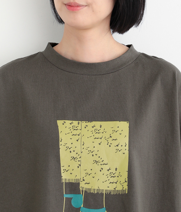 ハイヒールTシャツ(A・ホワイト)