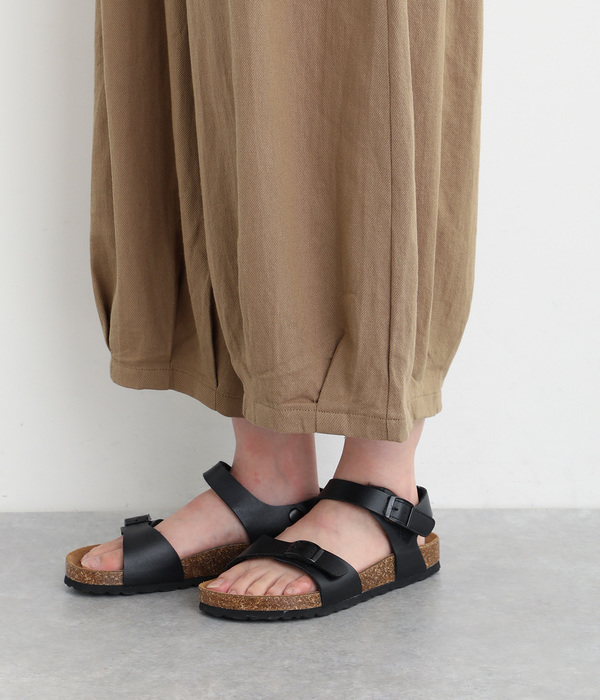 コットンリネン タック入りパンツ(B・ベージュ)