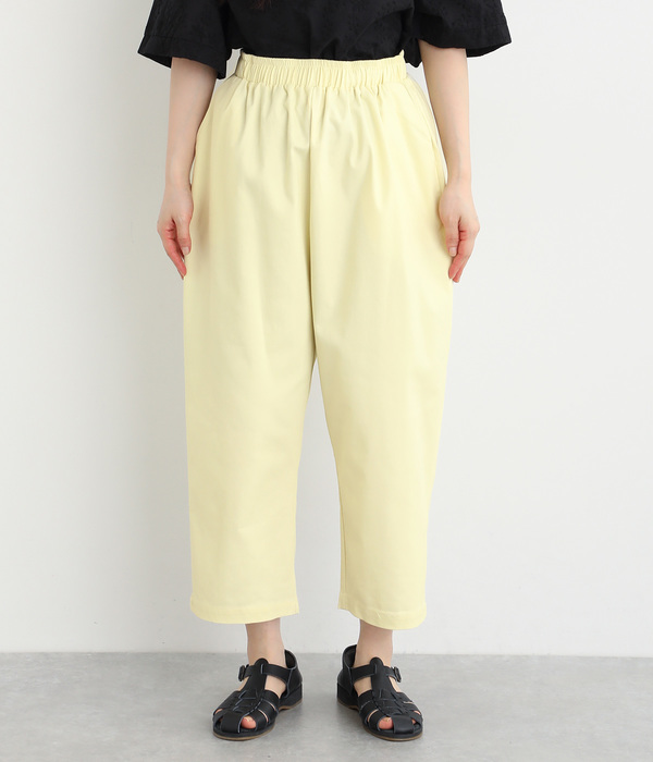 定番 ストレッチツイル丸みアンクルパンツ(A・ナチュラル)