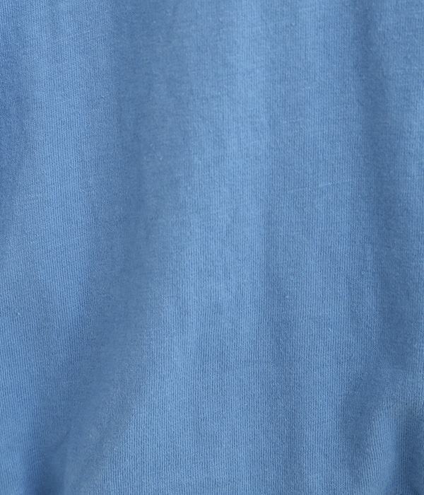 リサイクルコットンドロストTシャツ(C・ブルー)