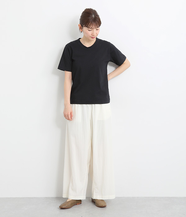 天竺太バインダー丸首Tシャツ(B・ダークネイビー)
