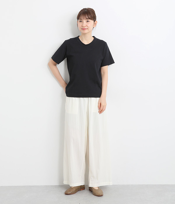天竺太バインダー丸首Tシャツ(B・ダークネイビー)