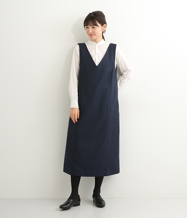 サージジャンパースカート(A・ネイビー)
