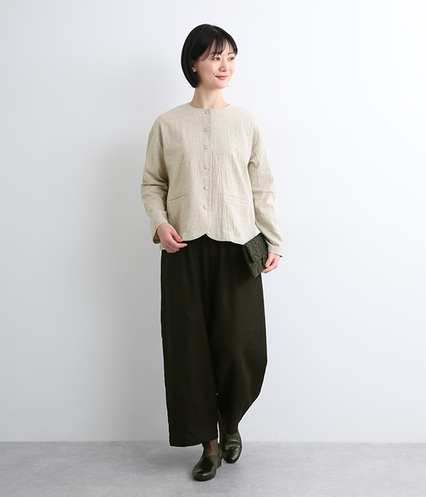 コットンシャンブレー　ジャケット(A・キナリ)