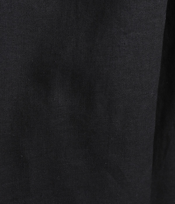 リネン平織りキャミワンピース(C・ブラック)
