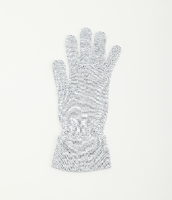 【おやすみケア】シルク100％手袋(B・空色)