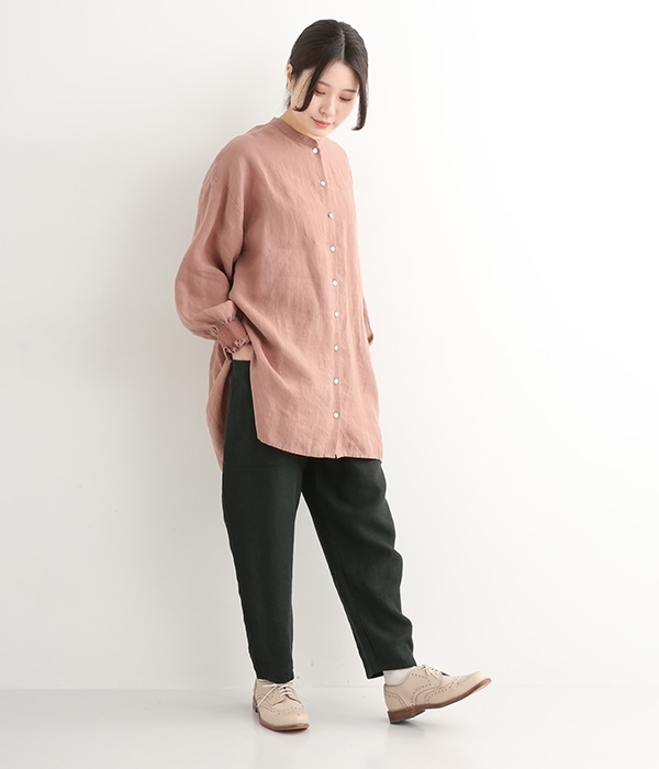 リネンスモッキングシャツ(A・ピンク)