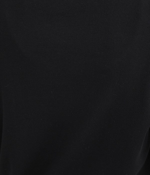 クールタッチテレコ　半袖Tシャツ(A・ブラック)