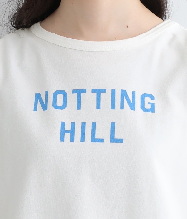 プリントTシャツ　NOTTHING　HILL(D・スモークブルー)