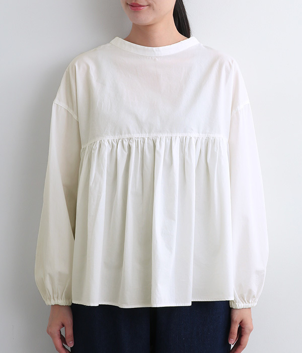 ブロード 2wayボレロシャツ(B・ホワイト)|Brocante(ブロカント ブロード 2wayボレロシャツ(B・ホワイト)|Brocante(ブロカント
