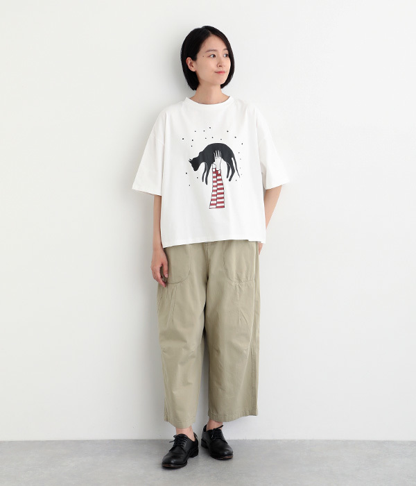 コットンツイルオウヴァムパンツ(A・ベージュ)