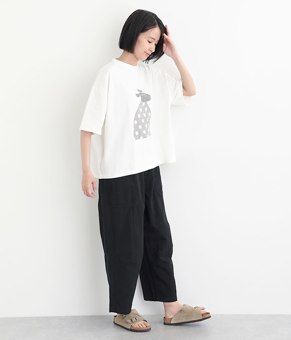 コットンツイルオウヴァムパンツ(A・ベージュ)