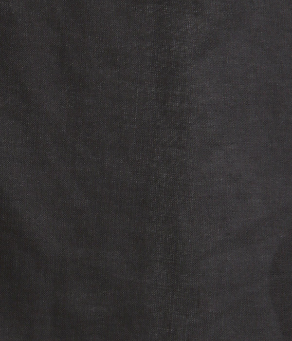 シアーコットン　ふんわり7分袖ギャザーブラウス(C・ブラック)