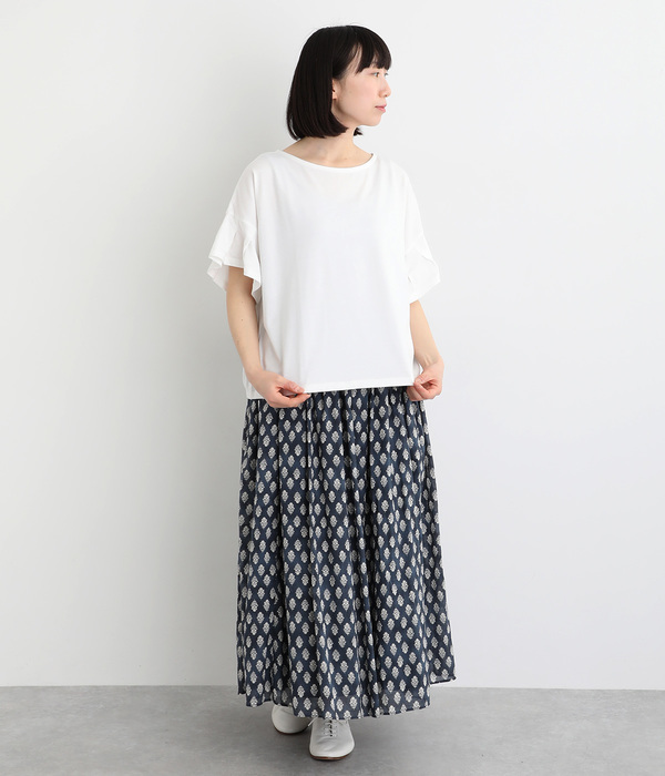 TC天竺タックスリーブＴシャツ(ホワイト)