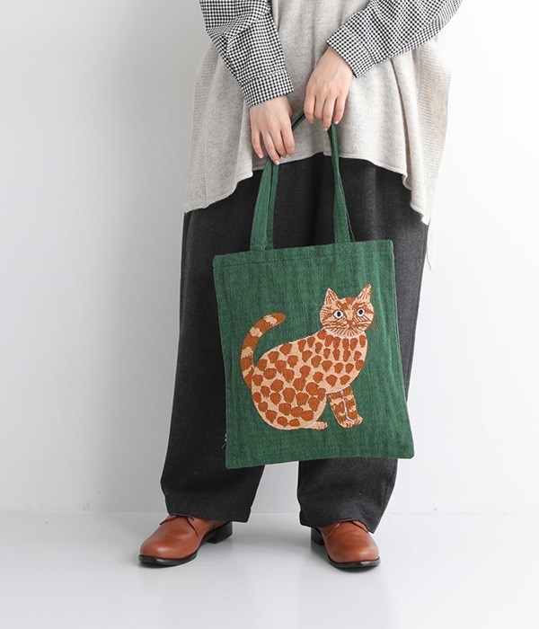 Matsuo Miyuki Rectangle tote bag(B・Bird)
