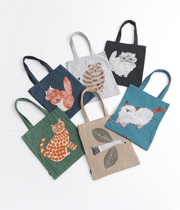 Matsuo Miyuki Rectangle tote bag(C・Squirrel)