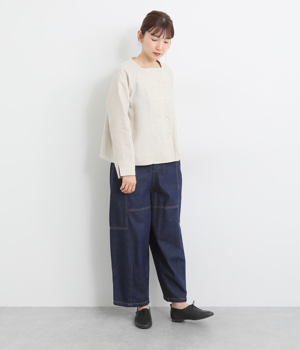 10ozデニム バルーンパンツ(B・インディゴ)