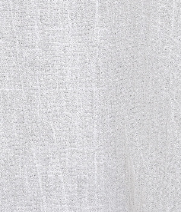 リンクル布帛襟フリルバルーンプルオーバー(A・オフホワイト)