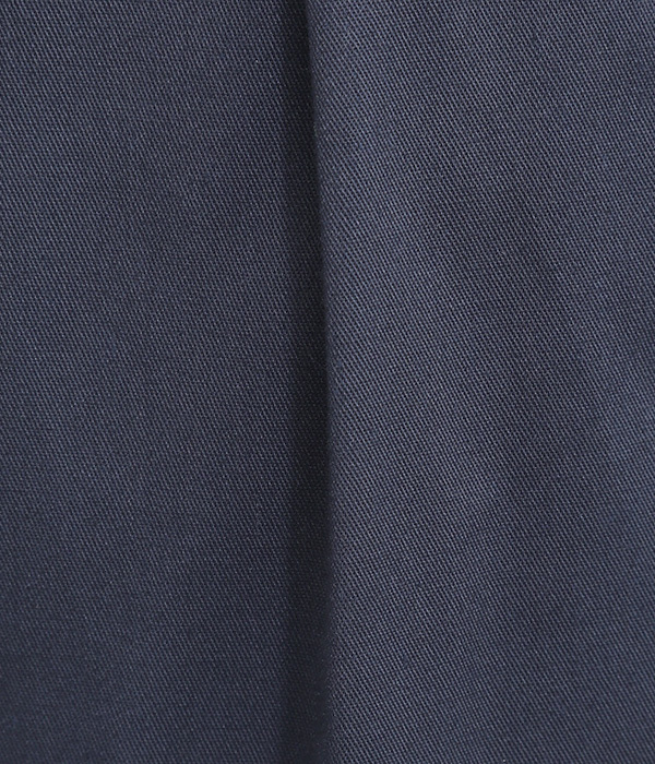 ストレッチツイル裾タックサーカスパンツ(C・ネイビー)