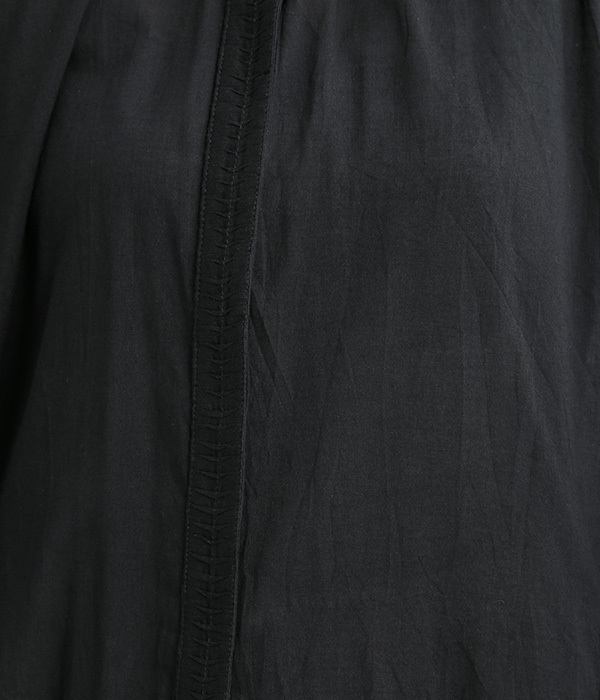 ボイルバックティアードドレス(C・ブラック)