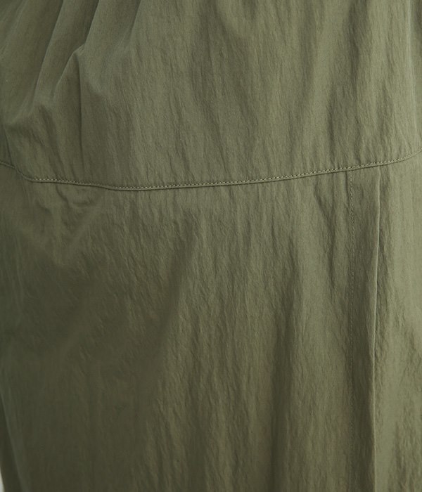 コットンナイロン　サイドポケットスカート(B・カーキグリーン)