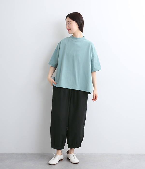 オックス日本製品染タックパンツ(C・ブラック)