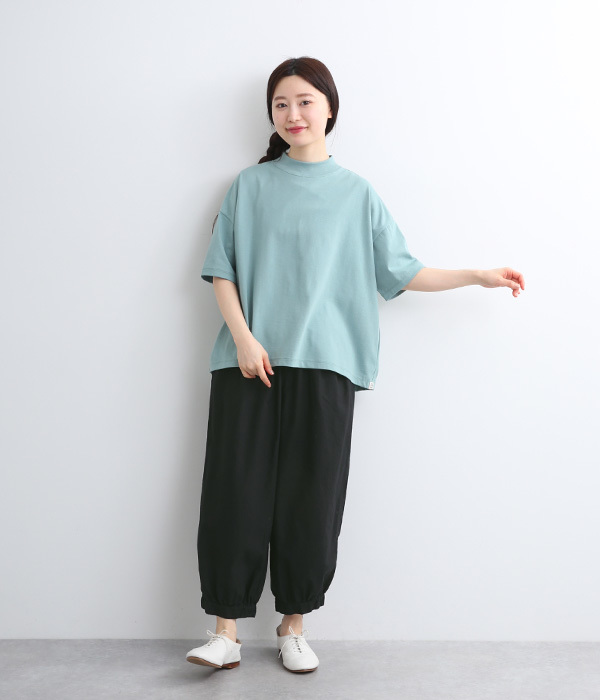 オックス日本製品染タックパンツ(C・ブラック)