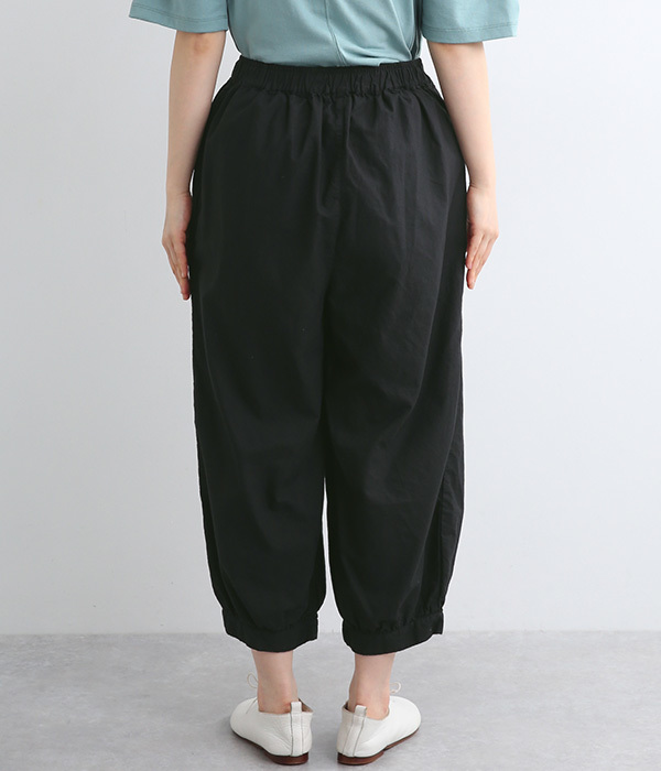オックス日本製品染タックパンツ(C・ブラック)