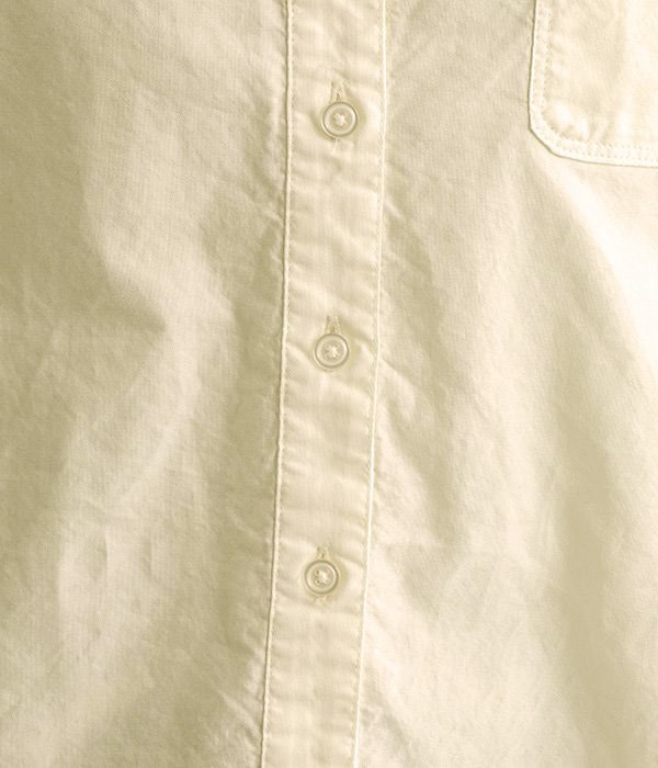 オックススタンドカラーシャツ(A・オフホワイト)