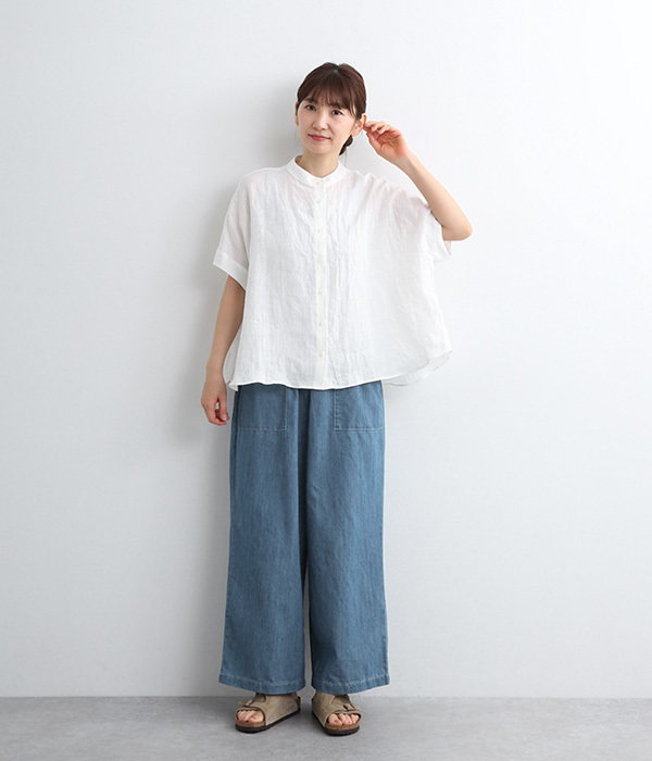 デニムワイドパンツ(A・ブルー)