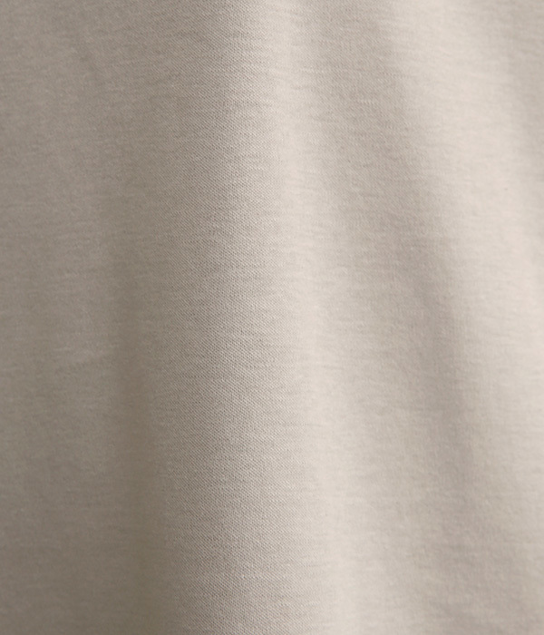 コットンスムースシルケットワイドTシャツ(B・サンドグレー)