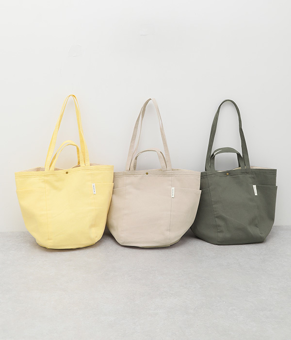 2HANDLE　インドトートBAG(A・シロップイエロー)