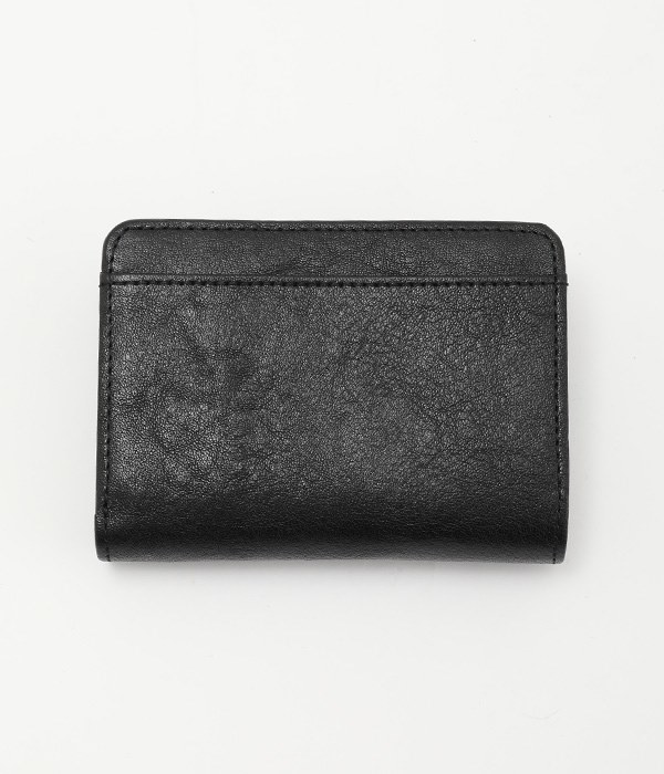 二つ折りコンパクト財布(A・ブラック)
