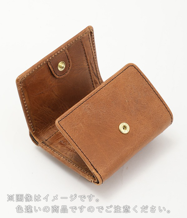 三つ折りミニ財布(C・グリーン)