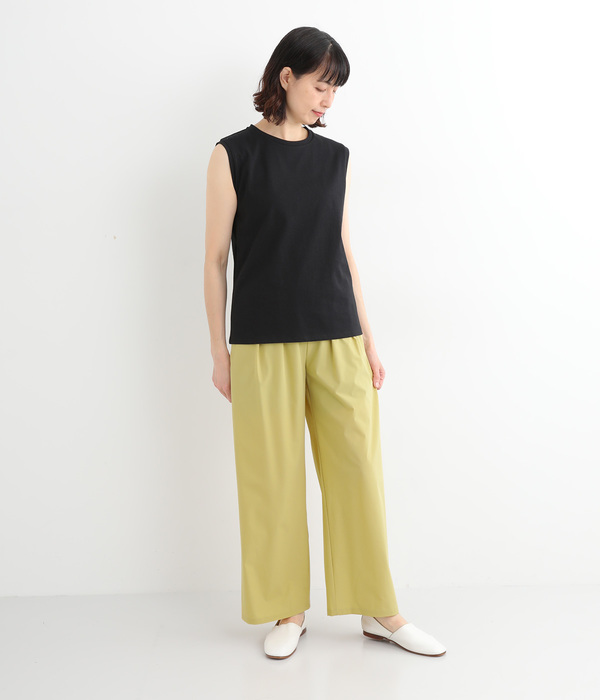 アイスタッチワイドストレートパンツ(C・イエロー)