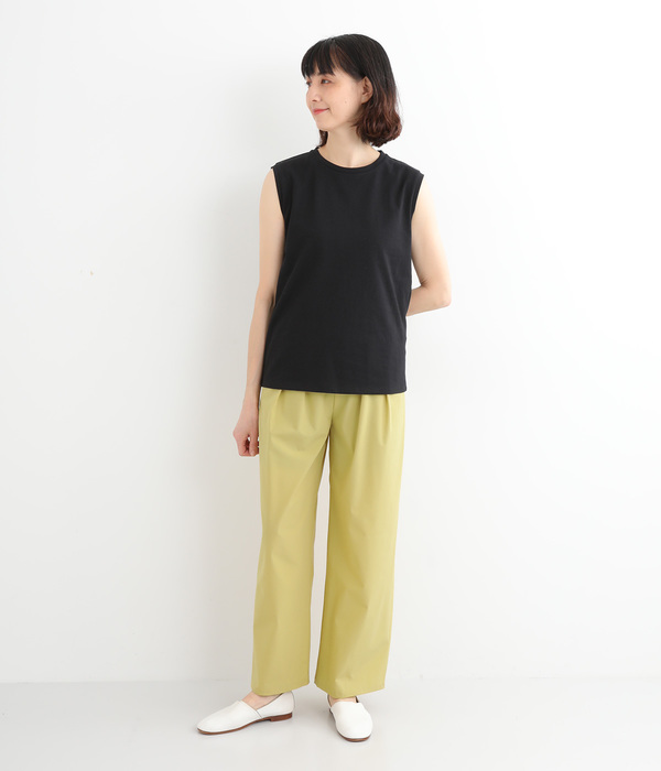 アイスタッチワイドストレートパンツ(C・イエロー)