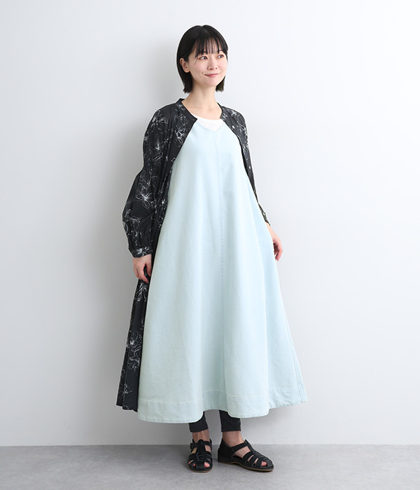 80Zデニムワンピース(B・ブルー)【新入荷】｜ichi（イチ）の