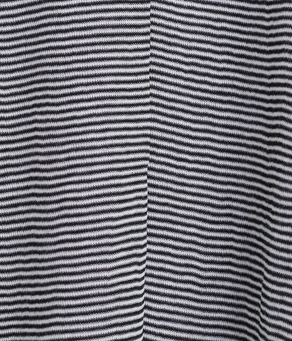 コットンTシャツ＆タンクトップセット(D・ラベンダー×ボーダー)