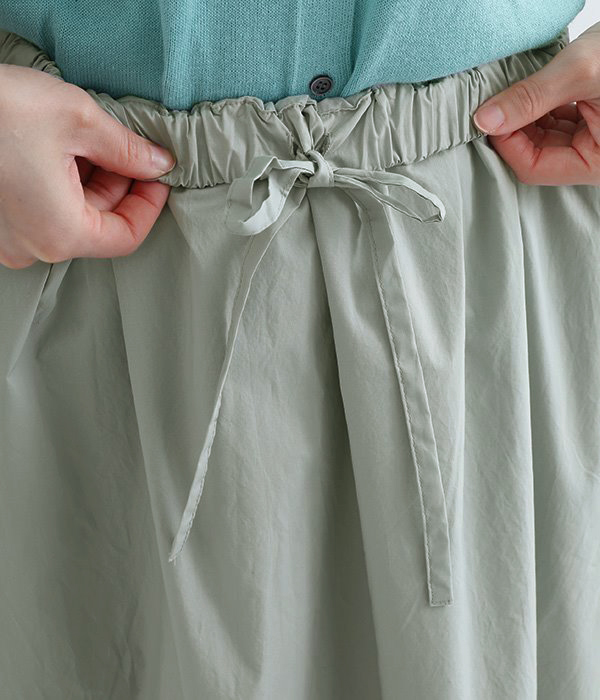 スカラップ刺繍スカート(A・グレー)