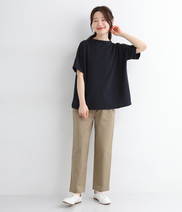 チノストレッチ　テーパードパンツ(A・ホワイト)