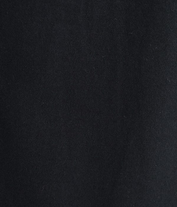 コーマ天竺 スタンドカラーTシャツ(B・ブラック)