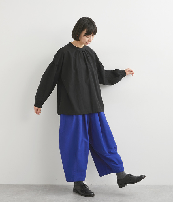 コットンオックスバルーンパンツ(C・ブルー)