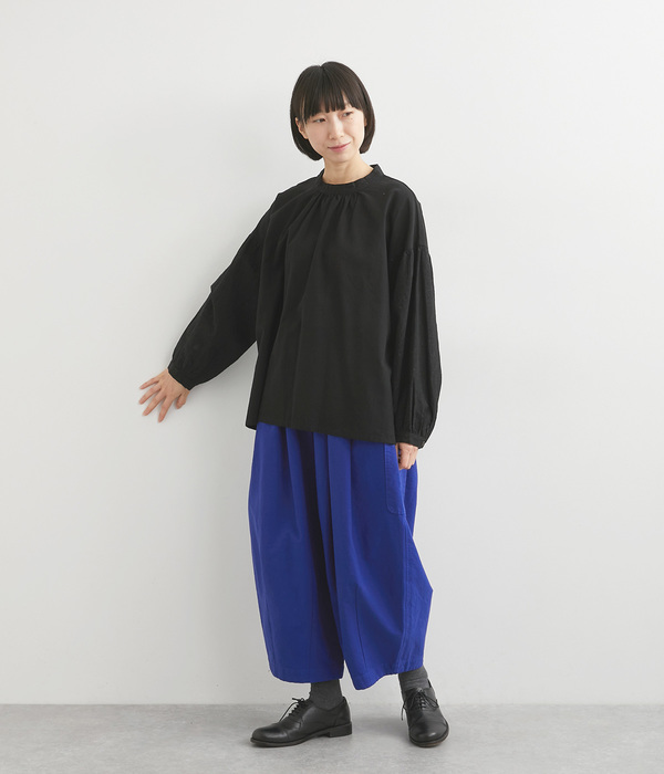 コットンオックスバルーンパンツ(C・ブルー)