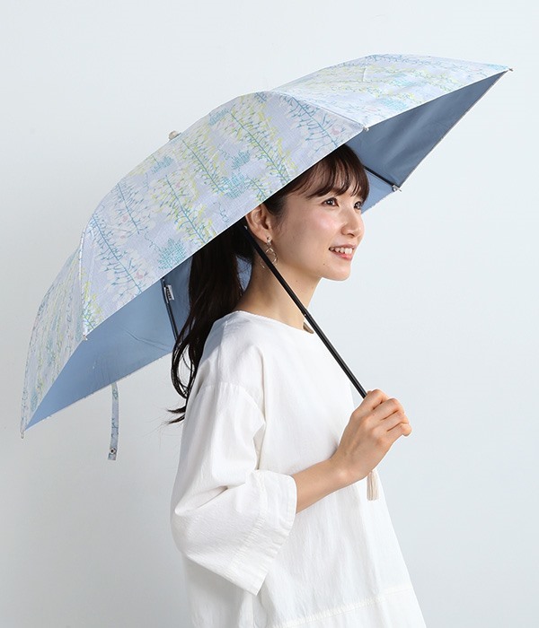 和柄晴雨兼用傘　3段折傘(A・藤)