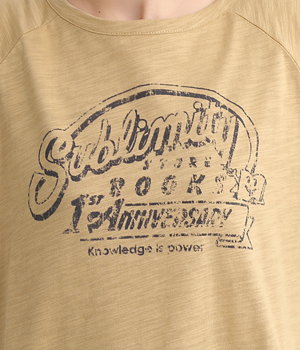 Sunlimityラグラン7分袖Tシャツ(A・オートミール)