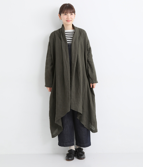 08Mab 08mab ゼロハチマブ ガウン コート トッパー 羽織り