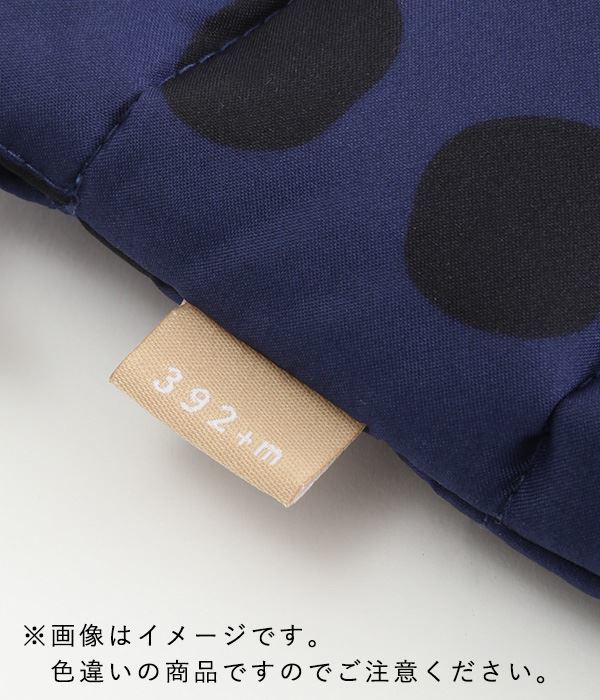 maruキルティング　サークル巾着(A・レッド)