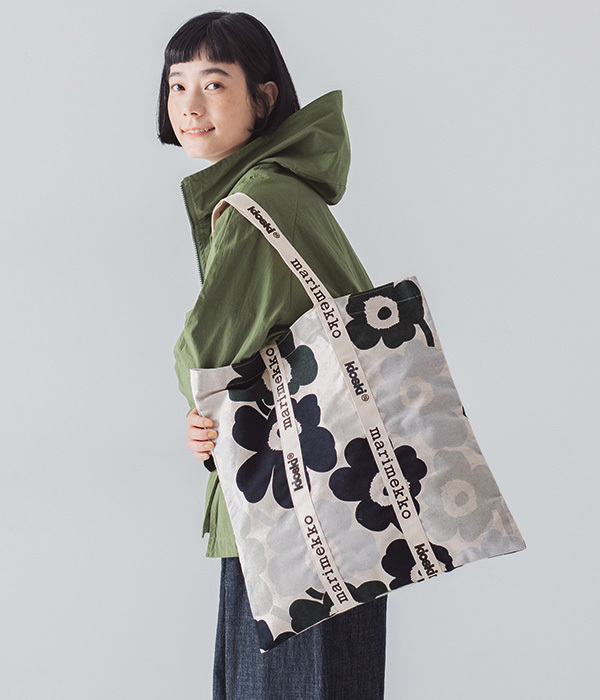 【日本限定】kioski Carrier Midi Unikko トートバッグ　(A・ブルー)